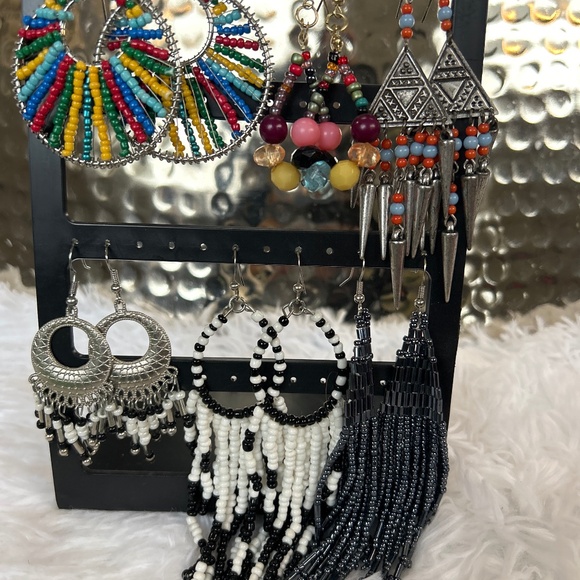 Beaded earings - Picture 1 of 4